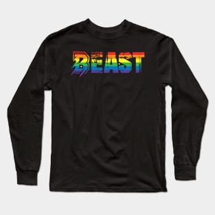 Proud Rainbow LGBT Pride Gay Lesbian Transgender Beast LGBT Long Sleeve T-Shirt